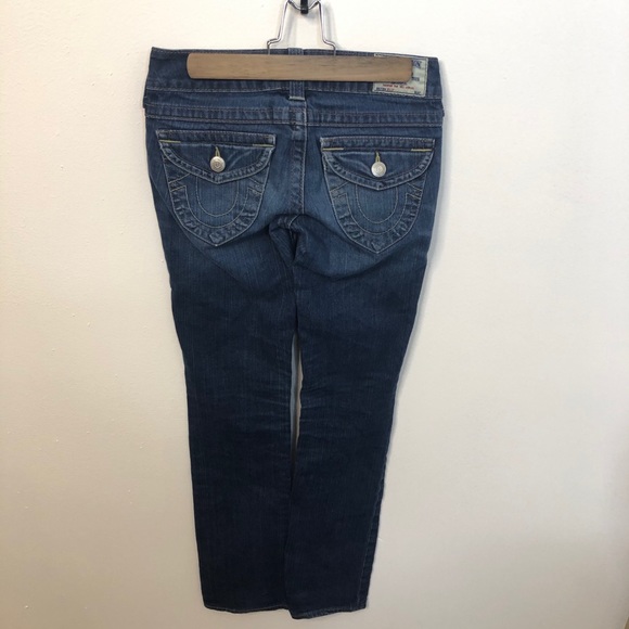 True Religion World Tour Woman Billy 25 Dark Wash - Picture 2 of 7